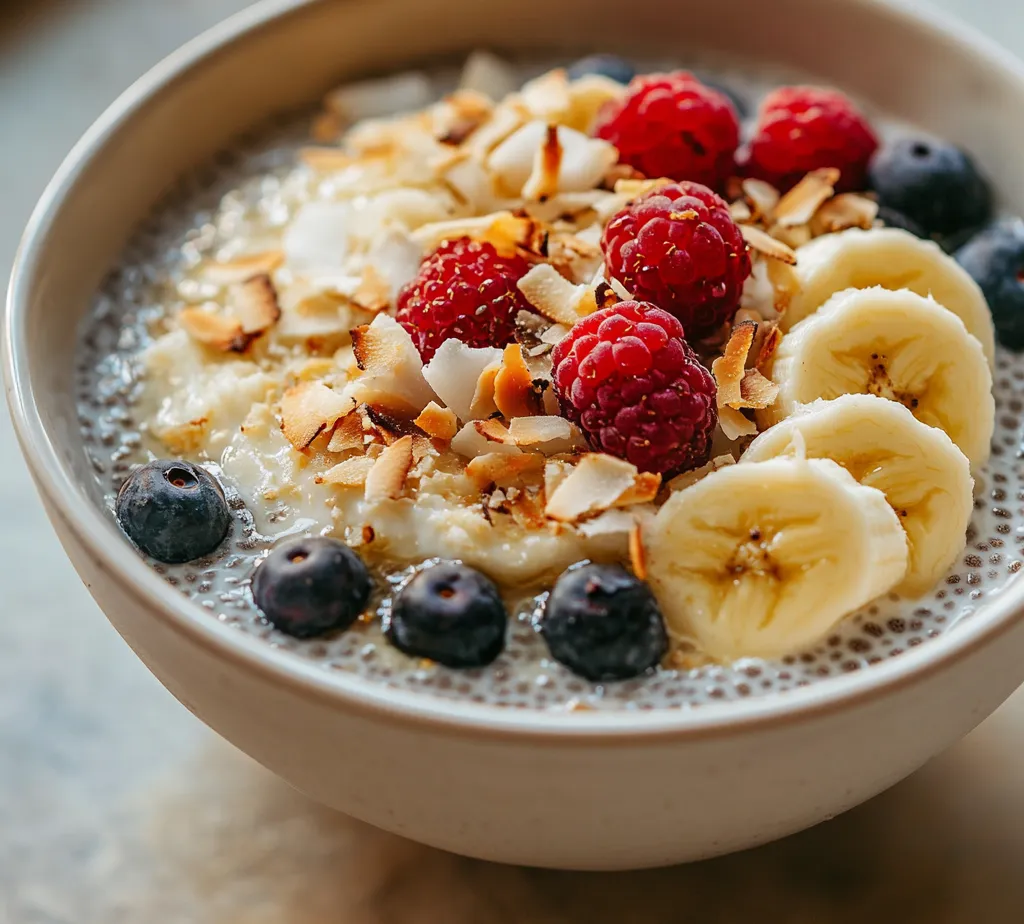 Delve into the delightful world of flavors and textures with this Banana Coconut Chia Seed Pudding Bliss. This scrumptious recipe is not only easy to prepare but also combines the natural sweetness of ripe bananas with the creamy richness of coconut milk. The addition of chia seeds enhances the pudding both nutritionally and texturally, making it a perfect dish for those seeking a healthful yet indulgent treat.