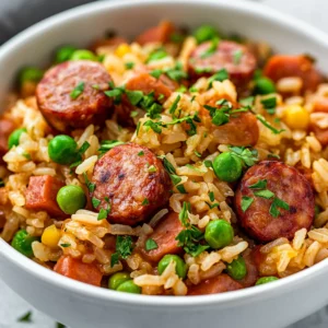 The vibrant and hearty One-Pot Smoked Sausage and Rice Delight offers a perfect fusion of flavors and a satisfying experience. This dish is not only easy to prepare but also packs a punch in terms of taste and nutrition. The combination of savory smoked sausage, tender rice, and colorful vegetables creates a balance that is both comforting and delicious. Whether you are looking for a quick weeknight dinner or a comforting meal to share with loved ones, this recipe is sure to impress.