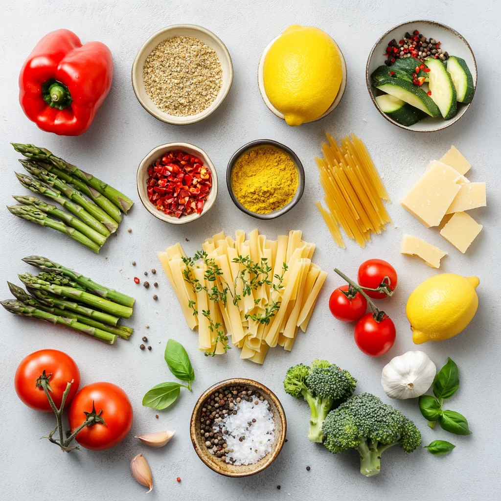 Vibrant Vegetarian Pasta Primavera is a dish that brilliantly showcases a colorful medley of fresh vegetables combined with al dente pasta. This delicious recipe is a true celebration of seasonal produce, making it not only visually appealing but also a nutritious meal option. The crisp textures and bright flavors of the vegetables harmonize beautifully with the pasta, creating an inviting dish that is both satisfying and healthy.