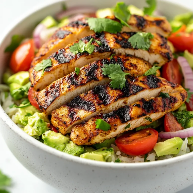 The Honey Lime Chicken and Avocado Rice Stack is a delightful fusion of flavors that showcases the sweetness of honey, the tang of lime, and the buttery texture of ripe avocado. This dish not only pleases the palate but also creates a feast for the eyes with its vibrant colors and textures. Bright, refreshing, and wholesome, the stack brings together the warmth of grilled chicken with a zesty rice-based accompaniment that can elevate any meal from ordinary to extraordinary.