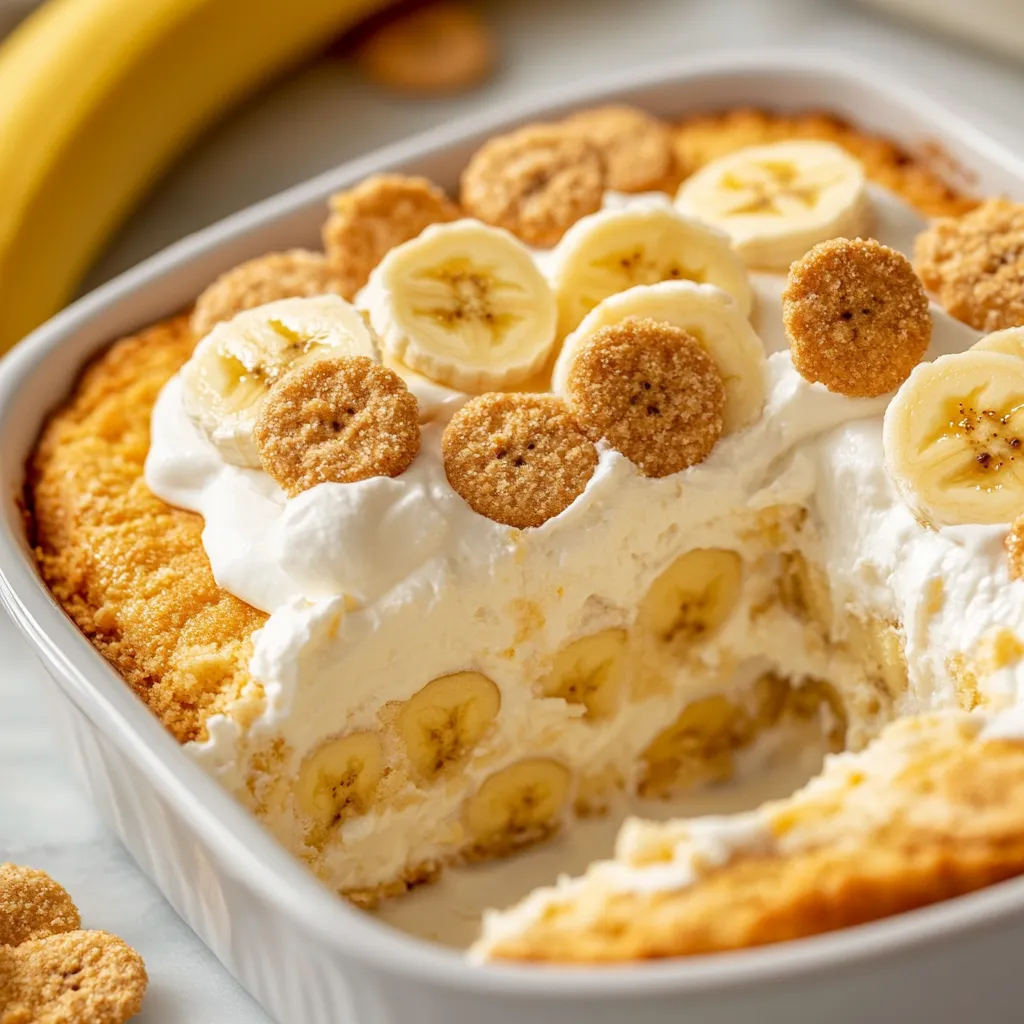 Exploring the rich flavors of Southern desserts can transport you to a warm kitchen filled with the comforting aroma of baked goods. One such delightful treat is the Banana Pudding Poke Cake, a chilled dessert that captures the essence of banana pudding and cake in one bite. This recipe combines a soft yellow cake with layers of creamy vanilla pudding, sweet bananas, and a light whipped topping to make a refreshing and indulgent dessert. Ideal for social gatherings or family dinners, it encapsulates the sweet simplicity of Southern cooking, making it a beloved option for those looking to share a slice of nostalgia.