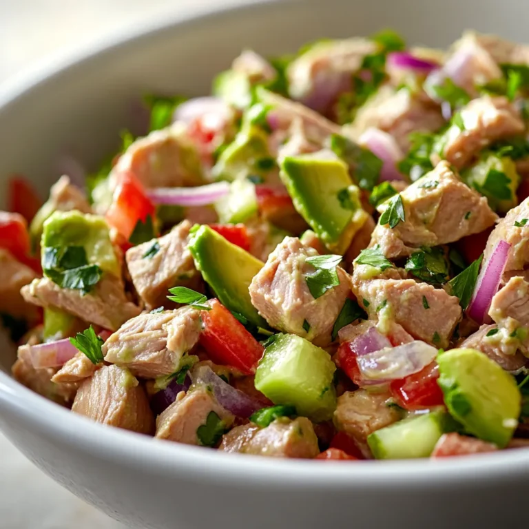 The zesty avocado tuna salad delight is a perfect fusion of flavors and textures that can elevate any meal. This nutritious dish combines the creaminess of avocado with the hearty goodness of tuna, making it a satisfying choice for lunch or dinner. With the addition of vibrant vegetables and a zesty dressing, this salad not only pleases the palate but also offers a wealth of health benefits.