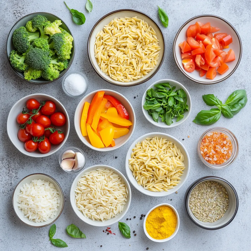 Veggie Orzo Delight is a vibrant and nutritious dish that caters to the younger palate while still appealing to adults. This charming recipe combines orzo pasta with a medley of colorful vegetables, including broccoli, bell peppers, cherry tomatoes, and diced carrots. It’s a delightful dinner option that introduces little ones to a variety of tastes and textures in a toddler-friendly format. With its easy preparation and wholesome ingredients, this dish stands out as an ideal meal for busy families looking to offer healthy options.