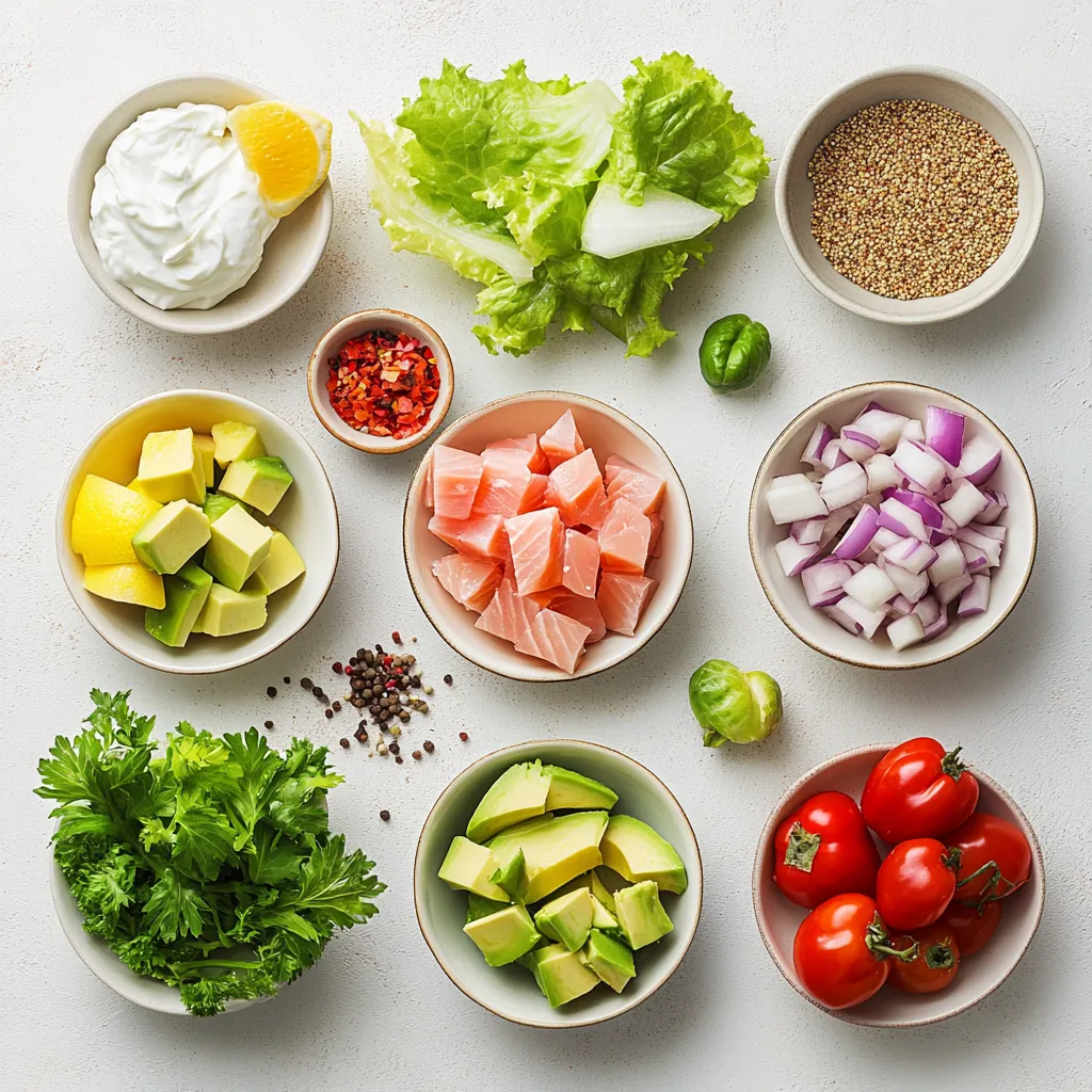 Zesty Avocado Tuna Salad Delight is a refreshing and nutritious dish that combines the rich creaminess of avocado with the savory flavors of tuna and fresh vegetables. Perfect for a light lunch or a protein-packed snack, this salad is both satisfying and incredibly easy to prepare. The vibrant colors and textures of the ingredients make it as visually appealing as it is delicious.