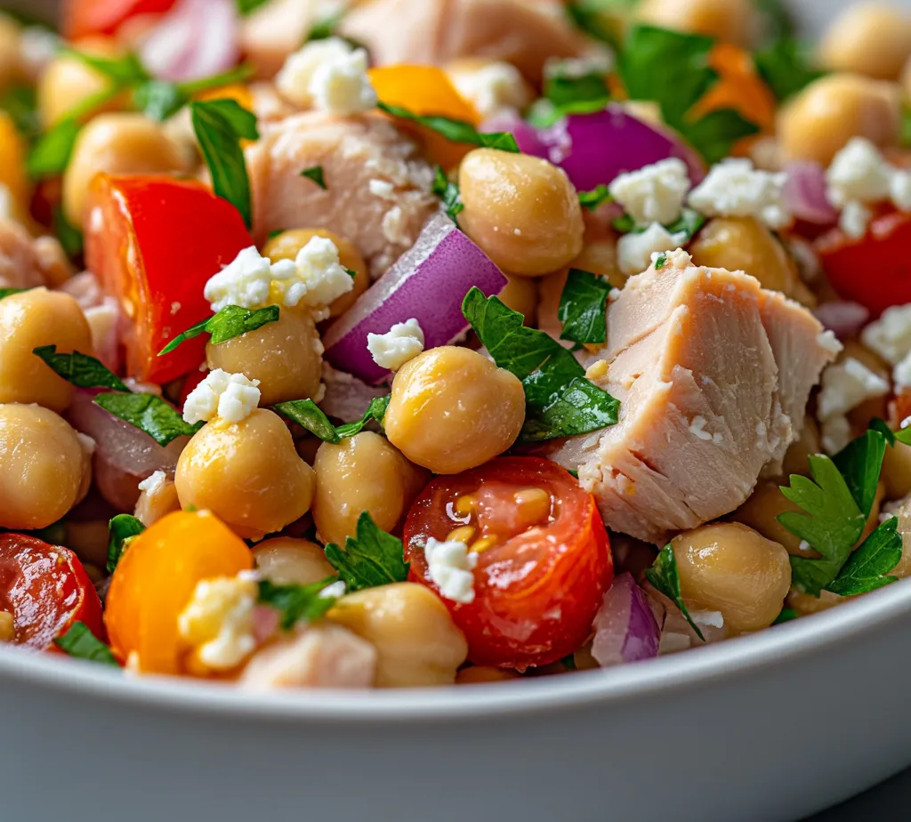 Fresh and vibrant, a Tuna and Chickpea Salad is the perfect dish for any occasion, whether you're looking for a light lunch or a colorful side for dinner. This refreshing salad is not only packed with protein but also offers a delightful mix of flavors and textures. The combination of creamy garbanzo beans and savory tuna creates a hearty base that is both nutritious and satisfying. Adding the crispness of bell peppers and onions, coupled with the sweetness of cherry tomatoes, enhances the overall appeal of the dish. In this article, we will explore how to prepare this scrumptious salad, highlighting its nutritional benefits and tips for customization, making it an ideal choice for various dietary preferences.