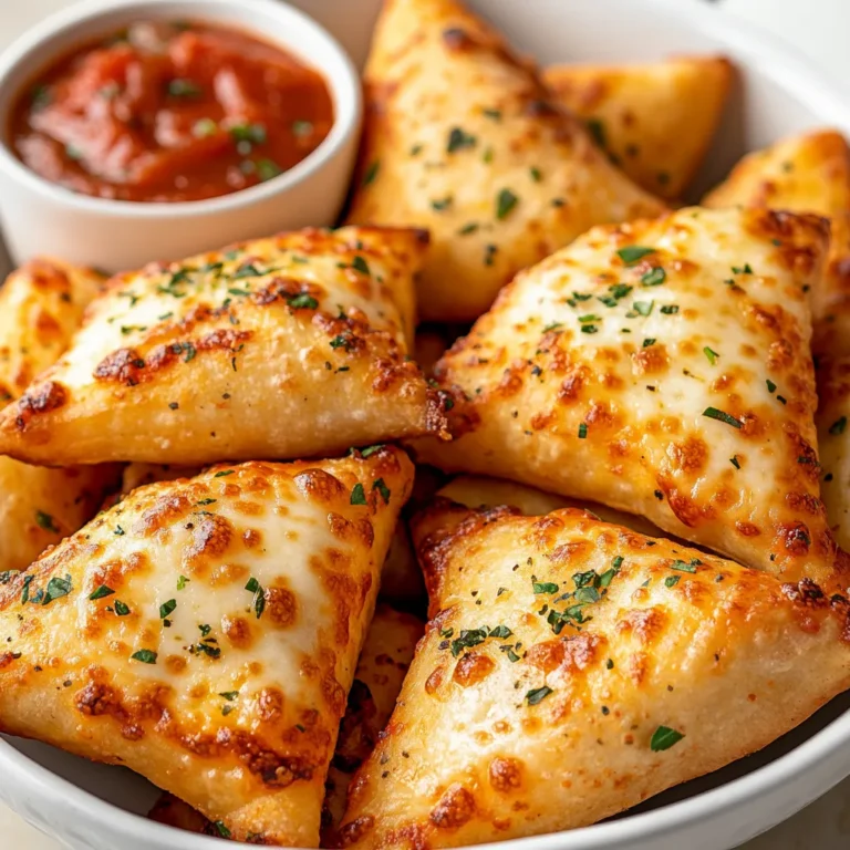 The joy of comfort food takes on a new form with Cheesy Delight Pizza Pockets. These delightful handheld treats encapsulate the essence of pizza while offering a fun and portable way to enjoy your favorite flavors. Perfect for parties, family gatherings, or simply a cozy night in, these pizza pockets are a hit with both kids and adults alike. With their crispy golden crust and gooey melty cheese, each bite bursts with taste, making them a crowd-pleaser for any occasion.