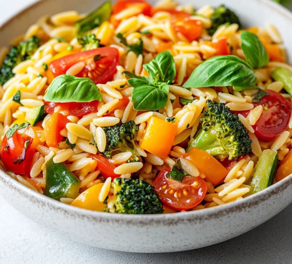 Veggie Orzo Delight is a vibrant and nutritious dish that caters to the younger palate while still appealing to adults. This charming recipe combines orzo pasta with a medley of colorful vegetables, including broccoli, bell peppers, cherry tomatoes, and diced carrots. It’s a delightful dinner option that introduces little ones to a variety of tastes and textures in a toddler-friendly format. With its easy preparation and wholesome ingredients, this dish stands out as an ideal meal for busy families looking to offer healthy options.