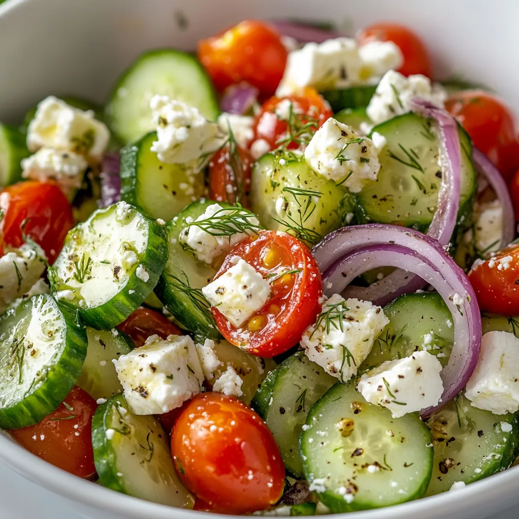 Exploring the refreshing world of salads can introduce vibrant flavors and textures to any meal. Among the many delightful options, Cucumber & Feta Refresh Salad stands out as a perfect blend of ingredients that offer both taste and health benefits. This salad captures the essence of summertime with its crisp cucumbers, creamy feta, and burst of cherry tomatoes. Bursting with freshness, this salad serves not only as a delicious side but can also be a light meal on its own, making it a versatile addition to your recipe repertoire.
