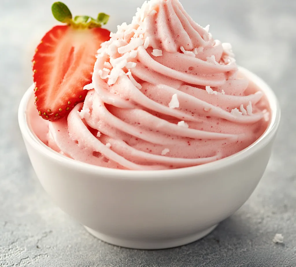 Exploring the vibrant world of tropical flavors, this Tropical Strawberry Bliss Dole Whip recipe offers a refreshing and indulgent treat that evokes vacation vibes. Merging the perfect balance of creamy coconut with the bright tang of strawberries, this dessert is not only easy to make but also brings a taste of the tropics directly to your home. Whether you're looking for a sweet indulgence on a warm summer day or simply wanting to enjoy a moment of tropical bliss, this Dole Whip is the ideal choice.