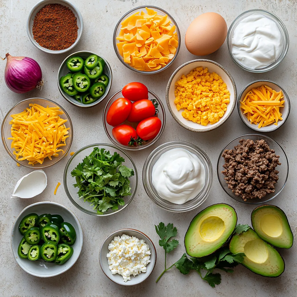 Crustless Taco Pie Delight is a deliciously inventive twist on traditional taco flavors, seamlessly fusing the comforting aspects of a pie with the bold and vibrant tastes that tacos are known for. This dish eliminates the need for a crust while retaining all the satisfying layers that taco enthusiasts crave. Packed with protein and flavor, it serves as a perfect meal for any time of the day, whether it’s a hearty lunch or a cozy dinner with family and friends.