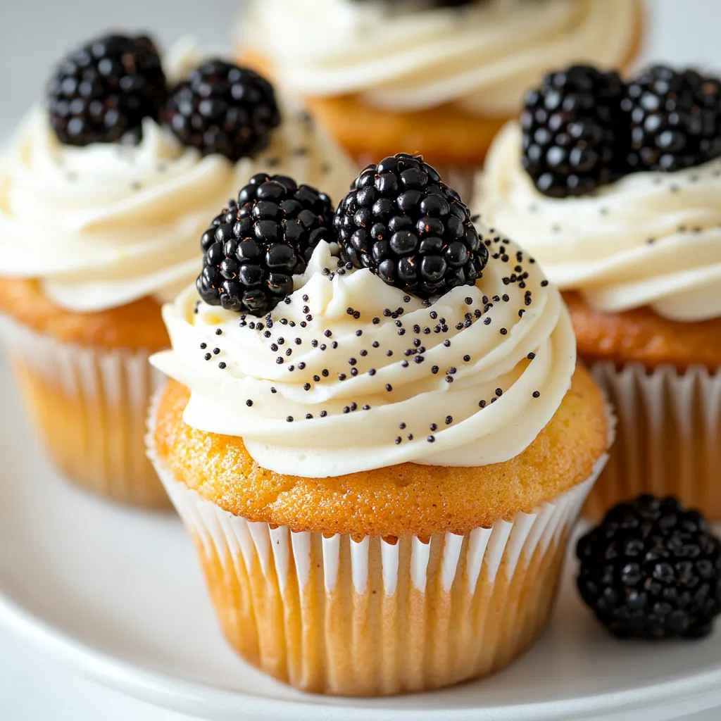 Understanding the delightful fusion of flavors in Lemon Poppy Seed Cupcakes with Blackberry Frosting is essential for any home baker. This recipe encapsulates the perfect balance between the zesty brightness of lemons and the sweet, slightly tart essence of blackberries, creating a dessert that is not only visually stunning but also bursting with flavor. The tender, moist texture of the lemon-infused cupcakes, all enhanced by the delightful crunch of poppy seeds, makes them the perfect canvas for the rich blackberry frosting.