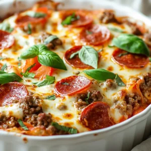 Exploring the world of low-carb dining often leads to innovative dishes that satisfy cravings without compromising on flavor. One such delightful creation is the Keto-Friendly Pizza Casserole. This recipe offers a hearty and comforting option that embodies the classic taste of pizza while adhering to a ketogenic lifestyle. Packed with protein, colorful vegetables, and a rich medley of spices, this casserole delights the senses and pleases the palate.