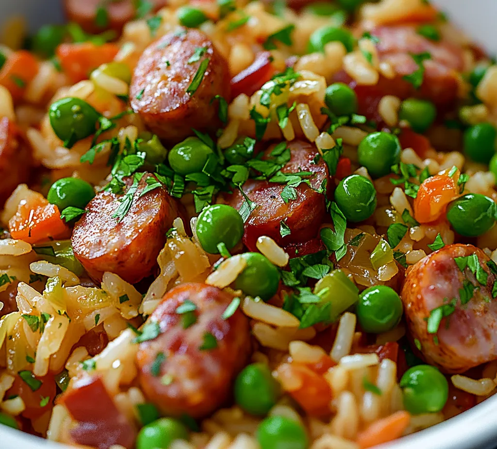 The vibrant and hearty One-Pot Smoked Sausage and Rice Delight offers a perfect fusion of flavors and a satisfying experience. This dish is not only easy to prepare but also packs a punch in terms of taste and nutrition. The combination of savory smoked sausage, tender rice, and colorful vegetables creates a balance that is both comforting and delicious. Whether you are looking for a quick weeknight dinner or a comforting meal to share with loved ones, this recipe is sure to impress.