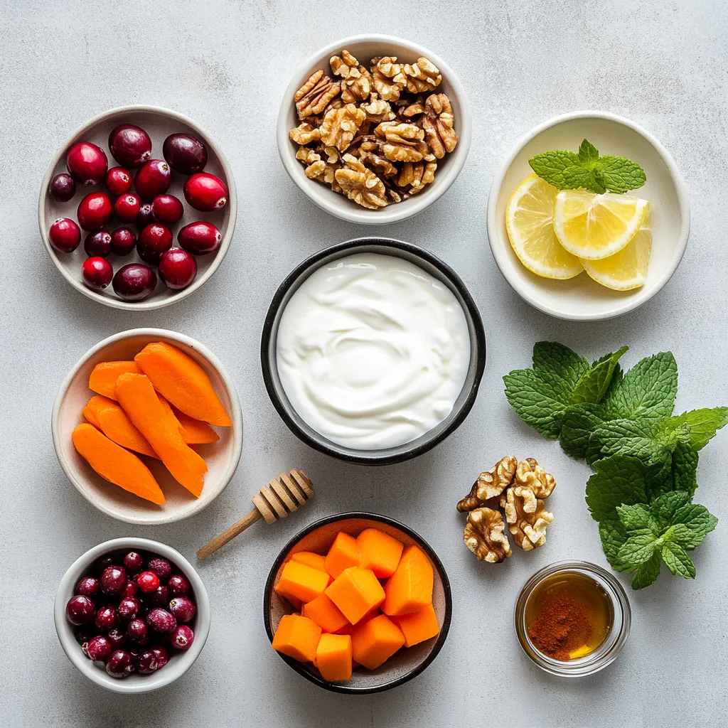 The Crisp and Zesty Apple Cranberry Carrot Salad is a refreshing dish that celebrates the vibrant flavors of fresh fruit and vegetables. This salad beautifully combines sweet and tart elements, creating a delightful symphony of tastes and textures. The crunchy apples and carrots provide a satisfying bite, while the dried cranberries and walnut add layers of flavor. This colorful dish not only looks appealing but is also packed with nutrients, making it a perfect addition to your meal rotation.