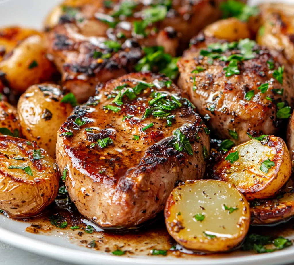 Exploring flavorful weeknight dinners can lead you to incredible dishes like sizzling sheet pan pork chops with roasted baby potatoes. This one-pan meal is not only simple to prepare but also brings together a variety of textures and flavors that will delight your family. The juicy bone-in pork chops, with their savory marinade, pair perfectly with the tenderness of roasted baby potatoes, making it an ideal recipe for busy weeknights when you crave something hearty yet easy to put together.