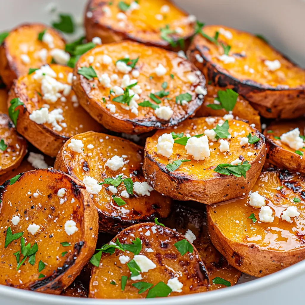Sweet potatoes are a nutrient-dense root vegetable that offers a myriad of culinary possibilities. Among these, Honey-Drizzled Feta Sweet Potato Medallions stand out as a delicious and visually appealing dish. This recipe transforms humble sweet potatoes into a gourmet treat that balances savory and sweet flavors, making it perfect for a family dinner, holiday gatherings, or as a side dish for any occasion. The combination of crispy medallions, creamy feta, and a drizzle of honey creates an indulgent yet wholesome experience.