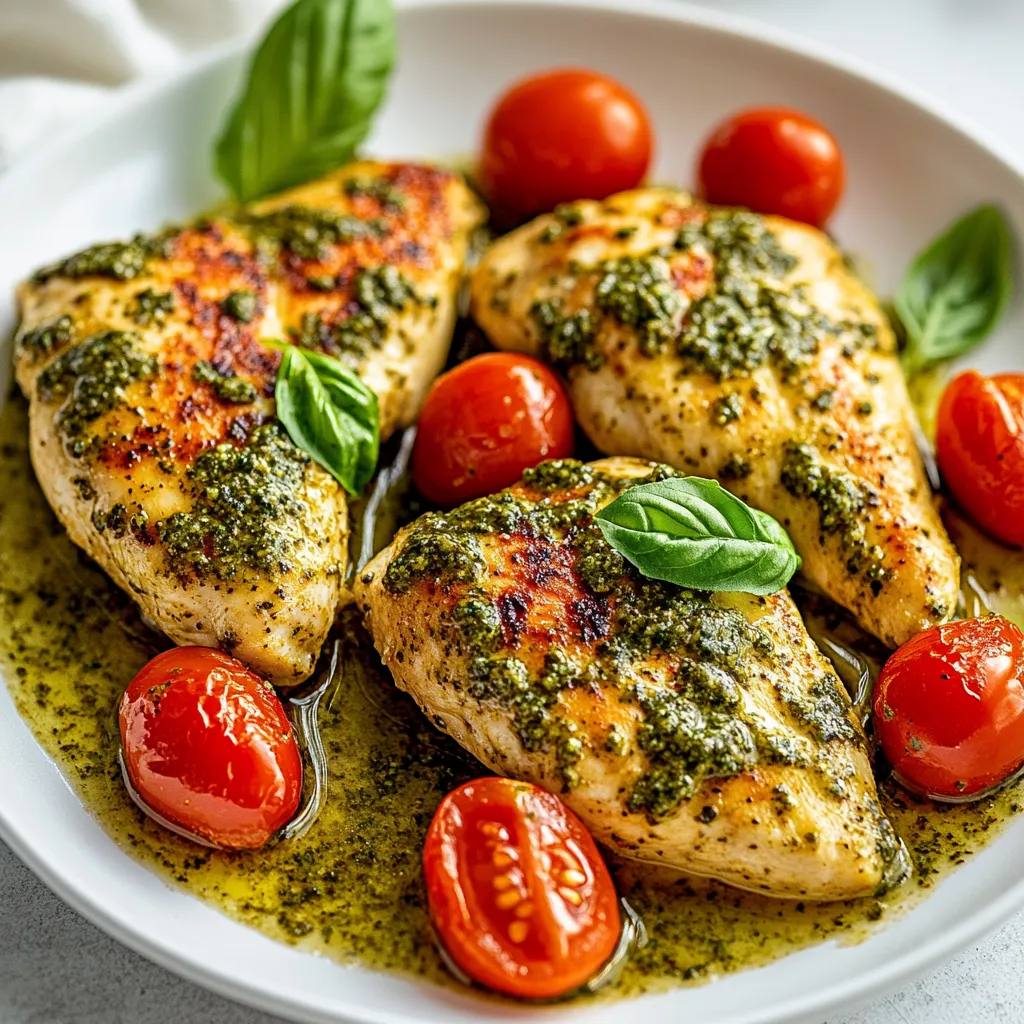 Creamy Pesto Chicken Indulgence is a delightful dish that encapsulates the essence of Italian cuisine with a rich and indulgent twist. This recipe transforms simple chicken breasts into a luxurious dining experience, thanks to the vibrant flavors of basil pesto and the smooth texture of heavy cream. The combination creates a deeply satisfying meal that’s perfect for weeknight dinners or special occasions alike.