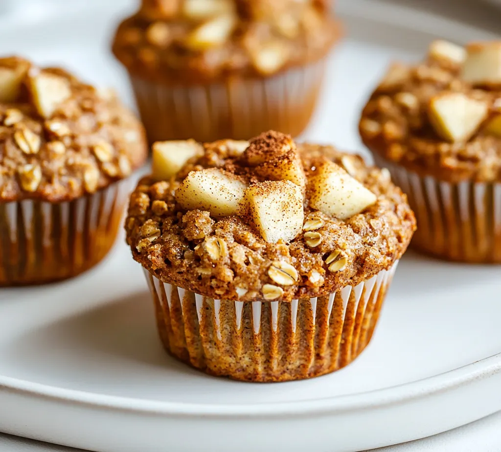 Wholesome Apple Cinnamon Oat Muffins are a delightful blend of flavors and textures that make them the perfect addition to your breakfast routine or snack time treat. Infused with the warm flavor of cinnamon and sweetened with natural fruit and honey, these muffins are not only tasty but also nutritious. Each bite presents a lovely combination of moistness from the applesauce and hearty goodness from the rolled oats and whole wheat flour.