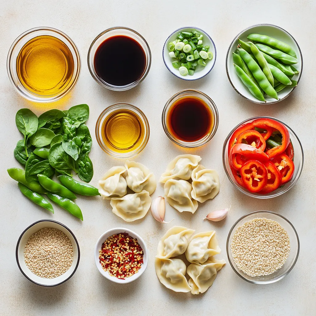 One-Pan Dumpling Dinner Delight is a simple yet flavorful meal that effortlessly brings together savory dumplings and vibrant fresh vegetables in a single dish. Perfectly suited for those busy weeknights or casual family dinners, this recipe showcases how convenience doesn't have to sacrifice taste. One-pan meals have gained immense popularity due to their ability to combine cooking, serving, and cleanup into one cohesive experience. This dish is a testament to that, allowing you to savor a delicious homemade dinner without the hassle of multiple pots and pans.