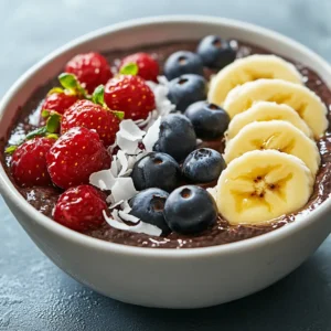 Delve into the world of healthy desserts with this indulgent Chocolate Chia Pudding Delight. This recipe caters to both chocolate lovers and health-conscious individuals, providing a creamy treat that’s easy to prepare. Made with nutritious chia seeds and rich cocoa powder, this pudding is not only a delight for the palate but also a wholesome option for snack time or dessert. The delightful mixture of flavors and textures creates an appealing dish that excites the taste buds while still being filled with beneficial nutrients. Whether you serve it as a satisfying snack or a fancy dessert, this pudding reflects the perfect marriage between indulgence and health.