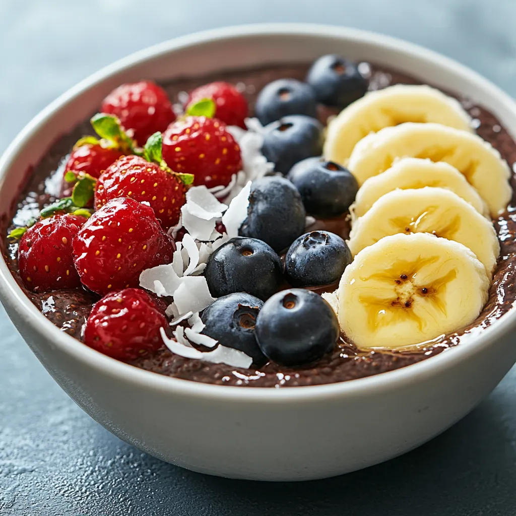 Delve into the world of healthy desserts with this indulgent Chocolate Chia Pudding Delight. This recipe caters to both chocolate lovers and health-conscious individuals, providing a creamy treat that’s easy to prepare. Made with nutritious chia seeds and rich cocoa powder, this pudding is not only a delight for the palate but also a wholesome option for snack time or dessert. The delightful mixture of flavors and textures creates an appealing dish that excites the taste buds while still being filled with beneficial nutrients. Whether you serve it as a satisfying snack or a fancy dessert, this pudding reflects the perfect marriage between indulgence and health.