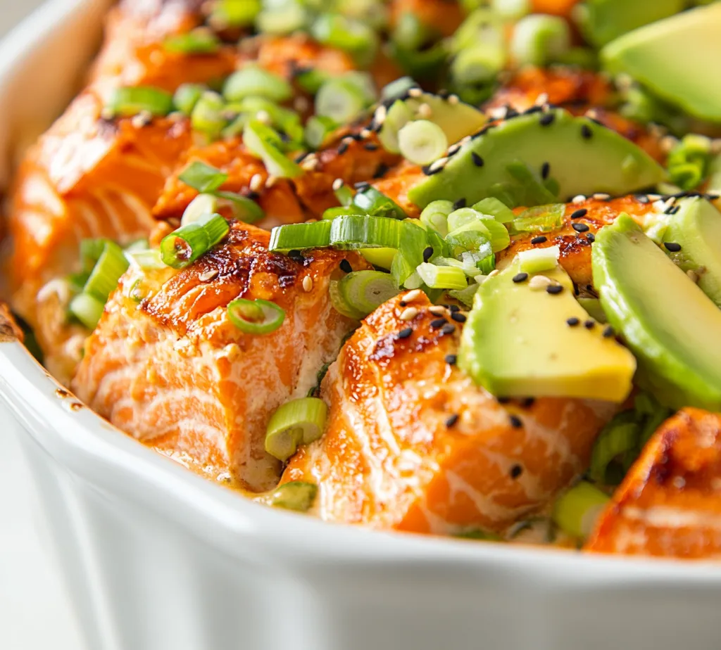 Exploring the fusion of sushi and baked dishes, Spicy Baked Salmon Sushi Delight offers a unique culinary experience that is both mouthwatering and visually stunning. This dish blends the creamy, spicy flavors of salmon with well-seasoned sushi rice, resulting in an enticing layered bake that captures the essence of traditional sushi while showcasing the comforting qualities of a baked meal. Each bite delivers a delightful combination of textures and flavors, making it a favorite among sushi enthusiasts and casual diners alike.