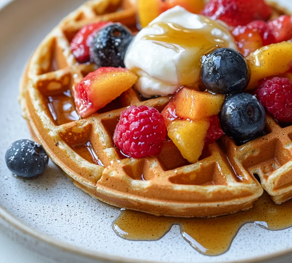 Exploring the world of breakfast can lead to delightful discoveries, and Oatmeal Waffle Bliss is one of those gems. Combining the wholesome goodness of oats with the comforting texture of waffles, this recipe offers a nutritious twist to your traditional morning fare. Not only are these waffles simple to prepare, but they also deliver a satisfying crunch and a tender interior, making them a perfect start to any day. The flexibility of this recipe allows for customization with a variety of tasty toppings, ensuring that each bite is filled with flavor and nutrition.