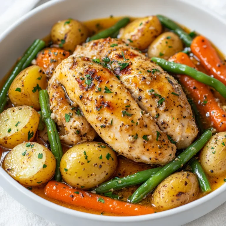 Exploring the comfort of slow-cooked meals, Slow Cooker Garlic Butter Chicken and Veggies is the perfect dish for busy families or those seeking a hassle-free cooking experience. The combination of tender chicken, vibrant vegetables, and rich garlic butter creates a wholesome feast that tantalizes the taste buds. With its delightful aroma wafting through the kitchen, this dish promises warmth and satisfaction, particularly during chilly evenings or when you simply want a nourishing meal without spending hours in the kitchen.