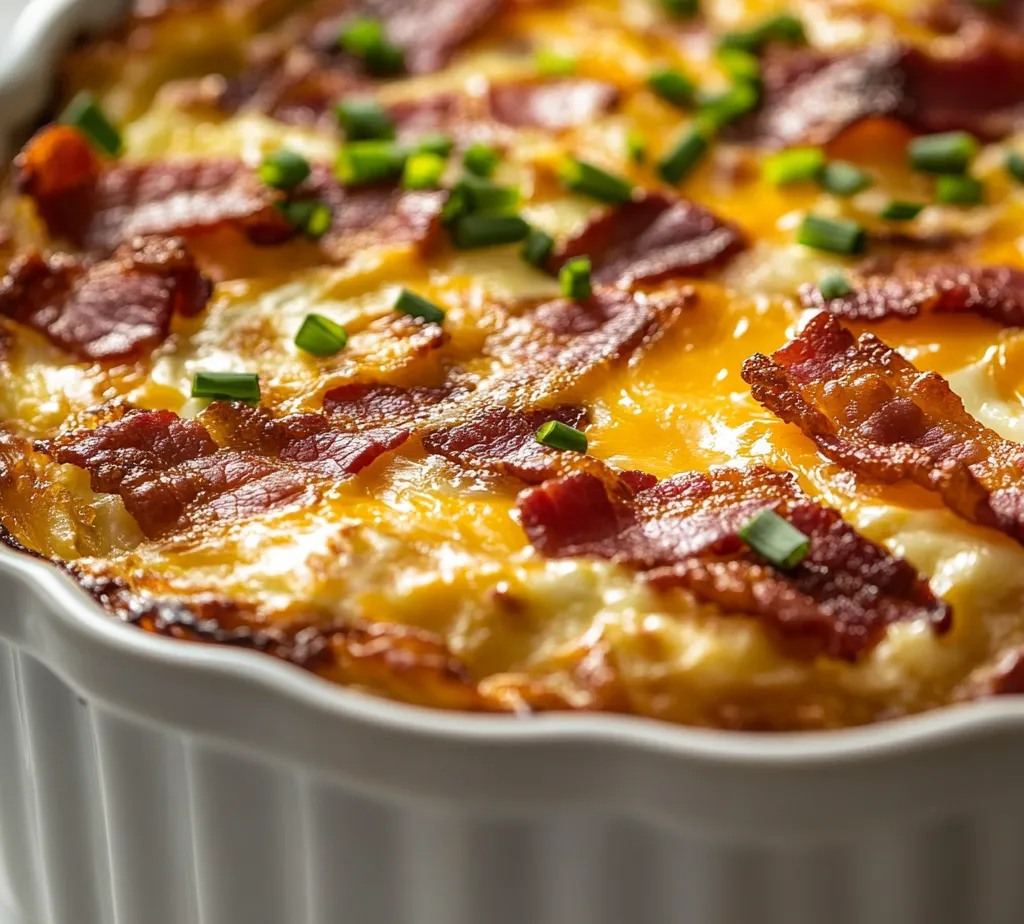 Breakfast is often heralded as the most important meal of the day, and what better way to start your morning than with a hearty bacon and egg breakfast bake? This delightful dish is not only satisfying but also bursting with rich flavors that promise to please even the pickiest of eaters. The combination of crispy bacon, fluffy eggs, and gooey cheese creates a comforting experience that defines the very essence of breakfast indulgence.