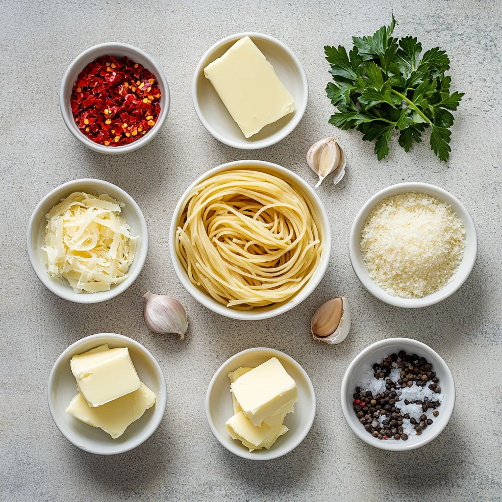 Garlic Parmesan Pasta Delight is a simple yet incredibly flavorful dish that epitomizes the comfort of home cooking. This recipe allows the rich and buttery essence of garlic to intermingle seamlessly with the nutty aroma of Parmesan cheese, creating a harmonious blend that coats each strand of pasta. The optional red pepper flakes add a lovely hint of heat, making it perfect for those who enjoy a bit of spice. Whether you're preparing a quick weeknight meal or hosting a casual dinner party, this pasta dish caters to all occasions.