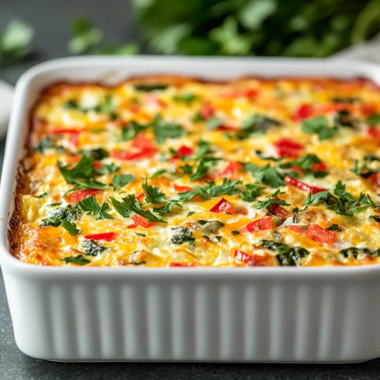 Breakfast casseroles have become a beloved staple for many, providing a delicious and satisfying way to kick-start the day. The Sunrise Egg Casserole Delight exemplifies this trend by delivering a medley of flavors and textures that are sure to please everyone at the table. This dish is especially cherished for its easy preparation and the ability to feed a crowd, making it perfect for family gatherings, weekend brunches, or holiday celebrations.