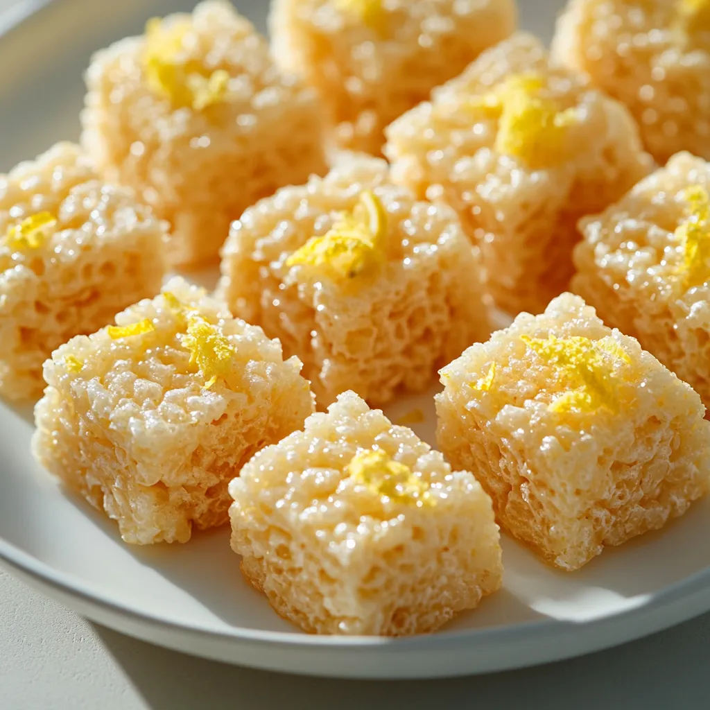 Rice Krispy treats are a timeless classic that hold a special place in many hearts. Their delightful chewiness and sweet, crispy layers have made them a favorite among kids and adults alike. However, if you’re looking to elevate the traditional treat and add a refreshing twist, these Zesty Lemon Rice Krispy Treats fit the bill perfectly. The bright flavor of fresh lemon juice and zest not only amplifies the sweetness of marshmallows but also intertwines with the crispy texture to create a dessert that is both nostalgic and modern.