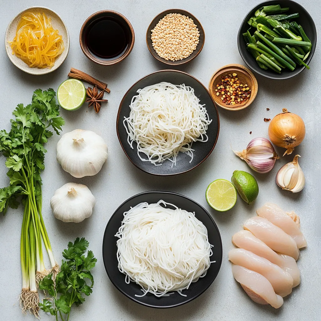 Exploring the rich flavors of traditional Vietnamese cuisine, Chicken Pho is a beloved dish that captivates with its aromatic broth and tender chicken. Pho has been a staple of Vietnamese dining culture for generations, renowned for its harmonious blend of textures and tastes. This comforting dish combines hearty chicken broth with delicate rice noodles, fresh herbs, and various garnishes, making it a meal perfect for sharing with loved ones or enjoying during a quiet evening at home.