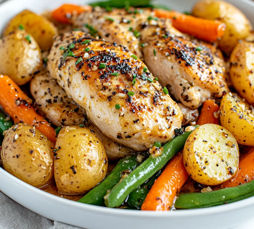 Exploring the comfort of slow-cooked meals, Slow Cooker Garlic Butter Chicken and Veggies is the perfect dish for busy families or those seeking a hassle-free cooking experience. The combination of tender chicken, vibrant vegetables, and rich garlic butter creates a wholesome feast that tantalizes the taste buds. With its delightful aroma wafting through the kitchen, this dish promises warmth and satisfaction, particularly during chilly evenings or when you simply want a nourishing meal without spending hours in the kitchen.