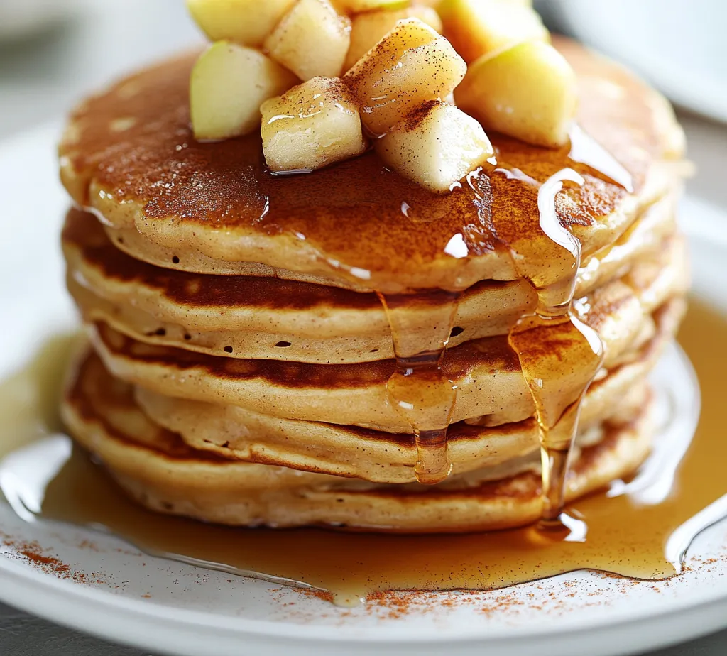 Fluffy Apple Cinnamon Pancakes Delight are an indulgent yet simple breakfast option that can elevate any morning. With their tender texture and warm, inviting aroma, these pancakes are ideal for cozy weekends or special brunch gatherings with family and friends. The combination of fresh apples, ground cinnamon, and a drizzle of maple syrup creates a delightful symphony of flavors that is sure to please everyone at your table.