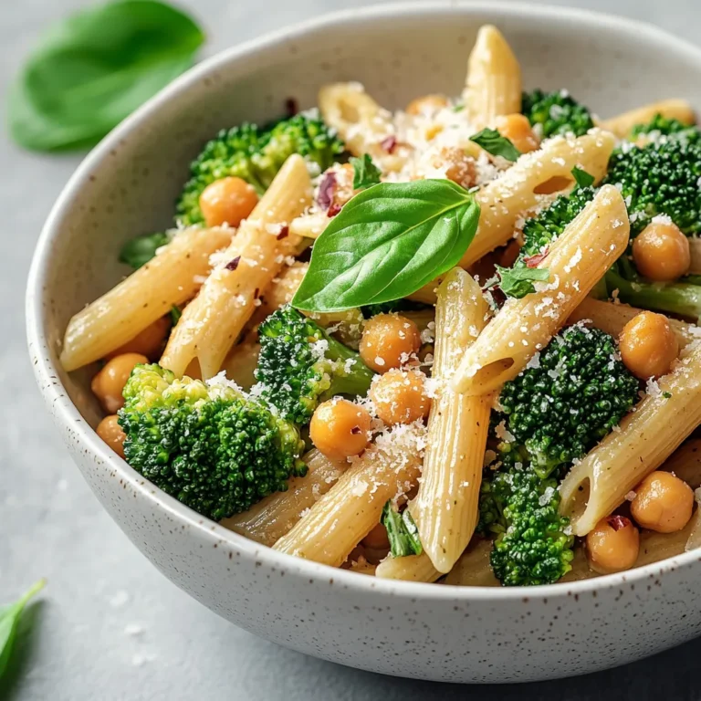 Broccoli Chickpea Pasta is not only a dish that brings forth a delightful blend of flavors but also a powerhouse of nutrients. This vibrant recipe combines the wholesome goodness of whole wheat pasta, which provides a robust foundation, with the protein-rich benefits of chickpeas and the freshness of broccoli. With the right balance of acidity from lemon, a hint of heat from red pepper flakes, and the subtle nuttiness of Parmesan cheese, this dish offers a taste experience that is both satisfying and invigorating.