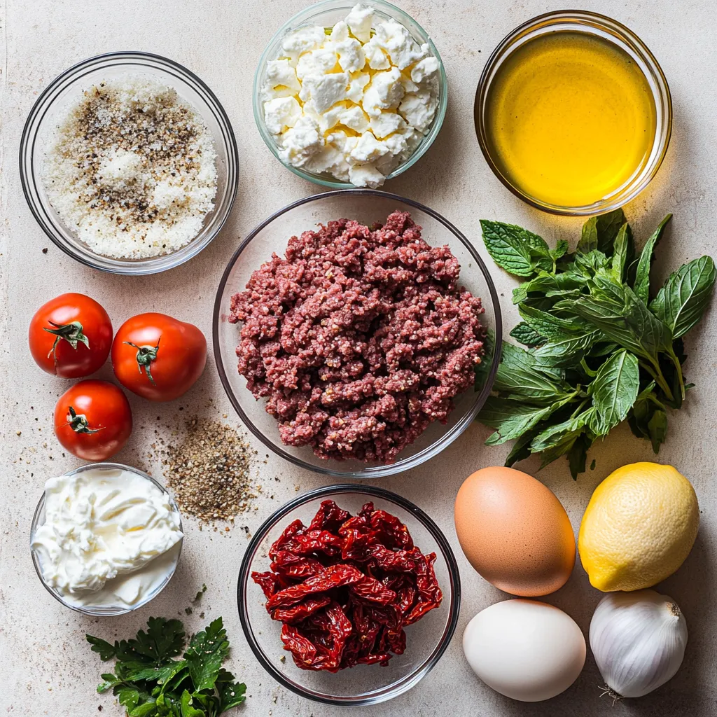 Mediterranean cuisine is celebrated for its vibrant flavors, fresh ingredients, and wholesome dishes that are both satisfying and nutritious. One such dish that embodies these characteristics is Mediterranean Meatloaf with Garlic Herb Sauce. This hearty meatloaf combines ground beef and lamb, blending traditional flavors with an array of aromatic herbs and spices. With its rich flavor profile and moist texture, this dish is ideal for family dinners or special gatherings.