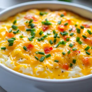 This Savory Baked Cottage Cheese Egg Delight brings together a nourishing mix of ingredients that both satisfies and delights the palate. With each bite, you'll experience a harmonious blend of textures and flavors that make this dish not only wholesome but also incredibly versatile. It's an excellent choice for breakfast or brunch, providing a delightful balance of protein from the eggs and cottage cheese, along with the vibrant taste of fresh vegetables. The simplicity of its preparation makes this recipe an inviting option for busy mornings or leisurely weekend brunches.