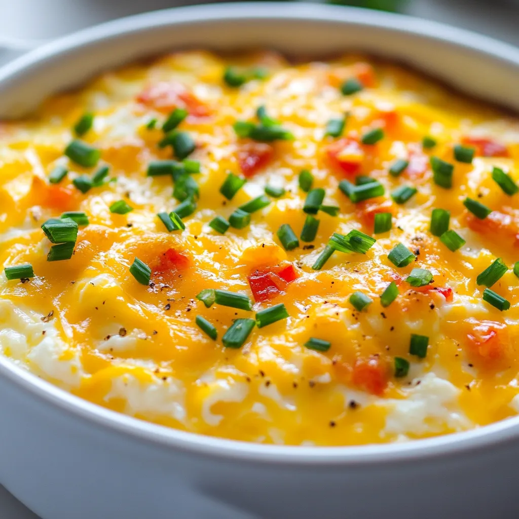 This Savory Baked Cottage Cheese Egg Delight brings together a nourishing mix of ingredients that both satisfies and delights the palate. With each bite, you'll experience a harmonious blend of textures and flavors that make this dish not only wholesome but also incredibly versatile. It's an excellent choice for breakfast or brunch, providing a delightful balance of protein from the eggs and cottage cheese, along with the vibrant taste of fresh vegetables. The simplicity of its preparation makes this recipe an inviting option for busy mornings or leisurely weekend brunches.