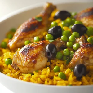 Puerto Rican Arroz con Pollo is a classic dish that encapsulates the vibrant flavors and rich culinary heritage of Puerto Rico. Known for its comforting combination of rice, chicken, and robust seasonings, this dish is often considered a staple in Caribbean households and celebrations. It embodies a perfect harmony of textures and tastes, making it a beloved favorite among those who relish tropical flavors.