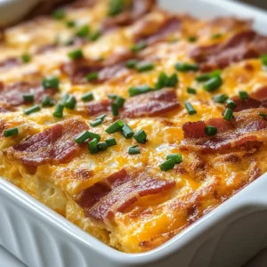 Breakfast is often heralded as the most important meal of the day, and what better way to start your morning than with a hearty bacon and egg breakfast bake? This delightful dish is not only satisfying but also bursting with rich flavors that promise to please even the pickiest of eaters. The combination of crispy bacon, fluffy eggs, and gooey cheese creates a comforting experience that defines the very essence of breakfast indulgence.