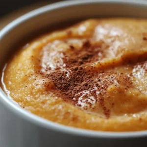 Vegan Jamaican Sweet Potato Pudding is a delightful dessert that showcases the rich flavors of sweet potatoes combined with the creaminess of coconut milk. This pudding delivers a soulful taste that is both comforting and satisfying. Perfect for various occasions, including family gatherings, potlucks, or a sweet end to a regular dinner, this dish brings a taste of the Caribbean to your table. The natural sweetness of the sweet potatoes and the aromatic spices create a luscious pudding that is not only easy to make but also a nutritious choice.