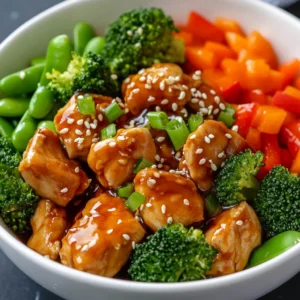 The Sweet & Savory Honey Garlic Chicken Delight is a wholesome and comforting dish that perfectly balances sweetness and savory flavors. This easy-to-make recipe is ideal for busy weeknights, as it can be prepared in a slow cooker, allowing the ingredients to blend beautifully over several hours. Featuring tender chicken, vibrant vegetables, and a delectable honey garlic sauce, this dish quickly becomes a family favorite.
