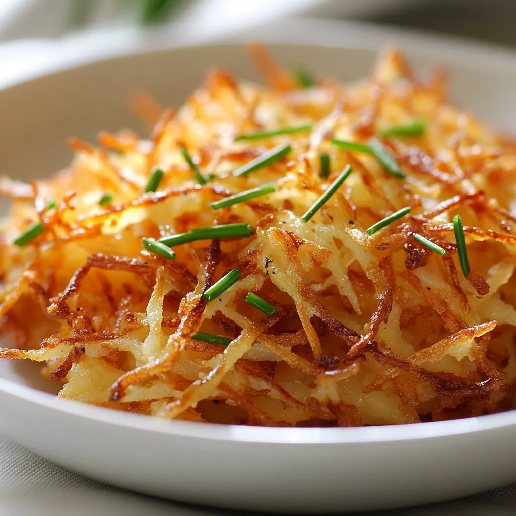 Exploring the world of breakfast foods, hash browns occupy a special place on many dining tables. Their golden, crispy exterior, combined with luscious flavor, makes them a beloved choice for morning meals. A comforting staple, hash browns can bring a sense of warmth and satisfaction that truly enhances any breakfast experience. In this article, we will dive deep into creating the Crispy Golden Hash Browns Extravaganza, which effortlessly elevates any breakfast with its delightful texture and vibrant seasonings.