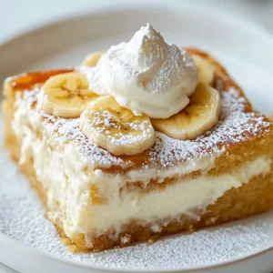 Exploring the charm of banana-infused desserts brings us to the delightful Banana Bliss Magic Cake. This innovative cake combines the sweet allure of ripe bananas with a surprisingly light texture, providing a unique twist on traditional baking. The use of simple ingredients makes it accessible for both novice and experienced bakers. Its versatility allows it to be served at any occasion, from casual family gatherings to elegant dinner parties, ensuring that this cake can become a beloved staple in your dessert repertoire.