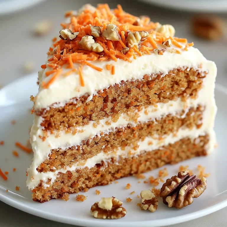 Understanding the rich history and comforting flavors of classic desserts is essential to appreciate the homemade treats we enjoy today. Grandma's Irresistible Carrot Cake is a timeless recipe that encapsulates nostalgia, offering a moist and flavorful experience with every bite. This cake stands out not only for its delectable taste but also for its delightful textures. With a perfect balance of sweetness from carrots and pineapple, complemented by the warm spices of cinnamon and nutmeg, this cake is truly irresistible.