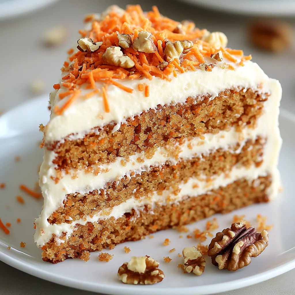 Understanding the rich history and comforting flavors of classic desserts is essential to appreciate the homemade treats we enjoy today. Grandma's Irresistible Carrot Cake is a timeless recipe that encapsulates nostalgia, offering a moist and flavorful experience with every bite. This cake stands out not only for its delectable taste but also for its delightful textures. With a perfect balance of sweetness from carrots and pineapple, complemented by the warm spices of cinnamon and nutmeg, this cake is truly irresistible.
