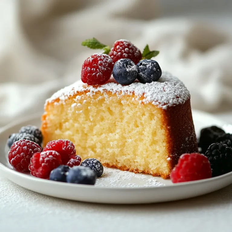 The Heavenly Melt-in-Your-Mouth Cake is a delightful treat that promises to be the star at any gathering. This simple, yet elegant cake combines classic flavors with an airy texture that melts in your mouth, making it an irresistible dessert. Whether it's for a birthday celebration, a holiday gathering, or just a cozy afternoon indulgence, this cake is perfect for any occasion. The buttery richness, combined with the sweet aroma of vanilla, creates an inviting atmosphere that draws family and friends to the table.