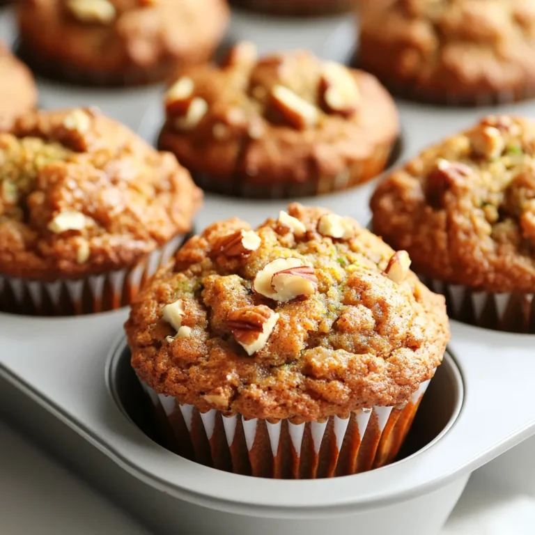 Exploring the versatility of muffins, this Morning Glory Muffins with a Twist recipe brings together an array of vibrant ingredients, resulting in a treat that’s both nutritious and flavorful. Made with a fusion of whole grains, vegetables, and fruits, these muffins achieve a delightful balance of taste and health benefits. The combination of finely grated carrots and zucchini introduces moisture and sweetness, while the nuts and dried fruits add a lovely texture that satisfies the palate.