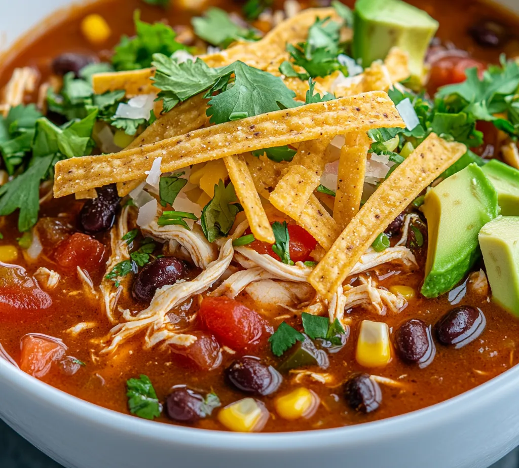 Crockpot meals are a staple in many kitchens due to their convenience and rich flavors, making them perfect for busy lifestyles. One standout dish is the Hearty Crockpot Chicken Tortilla Soup, which combines tender chicken, vibrant vegetables, and a plethora of spices. This recipe allows for a hands-off cooking experience while providing a deliciously warming meal that the whole family can enjoy.
